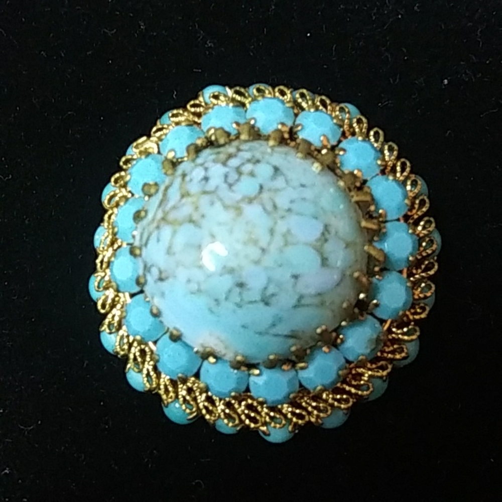 Austria Made Glass Crystal Doomed Pin